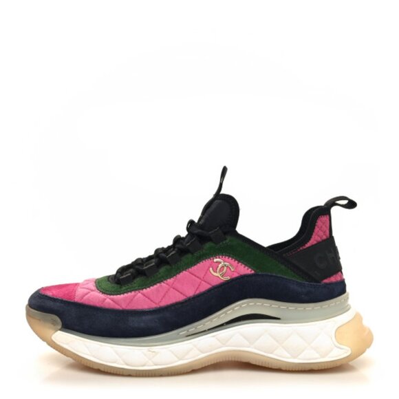 Chanel Velvet Calfskin Sneakers - Picture 1 of 1